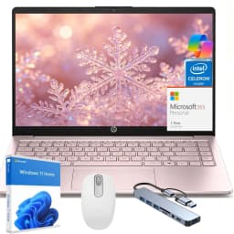 HP Newest 14" Laptop, Slim Light Laptop Computer for Students and Business, Intel 12th N150,1 Year Office 365, Webcam - Thumbnail 1