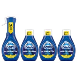 Dawn Powerwash Spray, Dish Soap, Dishwashing Liquid, Cleaning Supplies, Lemon, 1 Starter Kit + 3 Refills, 64 Fl Oz - Thumbnail 6