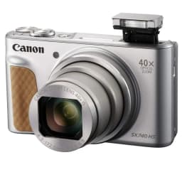 Canon PowerShot SX740 HS Digital Camera (Silver) with SanDisk 64GB Memory Card + Cleaning Pen + SV Premium Accessory Bundle (International Version) - Thumbnail 2