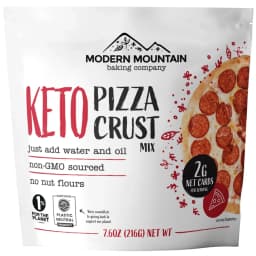 Keto Pizza Crust Mix (1-Pack) – Only 2g Net Carbs – No Almond Flour – Just Add Water & Oil – Great Taste & Texture – Keto Friendly, Low Carb, Zero - Thumbnail 1