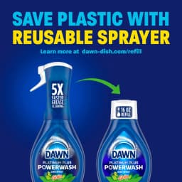 Dawn Powerwash Spray, Dish Soap, Dishwashing Liquid, Gain Original Scent, 1 Refill, 16 fl oz - Thumbnail 6
