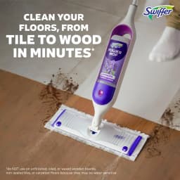 Swiffer Power Mop Refill Solution, Tile, Vinyl, Laminate, Wood, Floor Cleaner, Lavender, 2x 25.3 fl oz - Thumbnail 3
