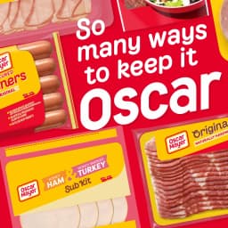 Oscar Mayer Kit with Extra Lean Honey Ham Extra Lean Honey Smoked Turkey Sliced Lunch Meat 16 oz Tray - Thumbnail 6