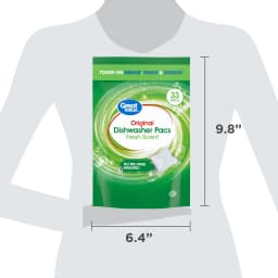 Great Value Original Dishwasher Pacs, Fresh Scent, 33 Count - Thumbnail 8