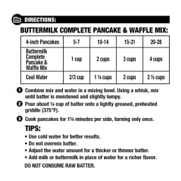 Great Value Complete Pancake & Waffle Mix, Buttermilk, 32 oz - Thumbnail 5