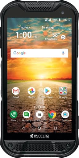 Straight Talk Verizon - Kyocera DuraForce Pro 2 with Sapphire Shield E6910 Black - Prepaid [Unlocked works on Straight - Thumbnail 1