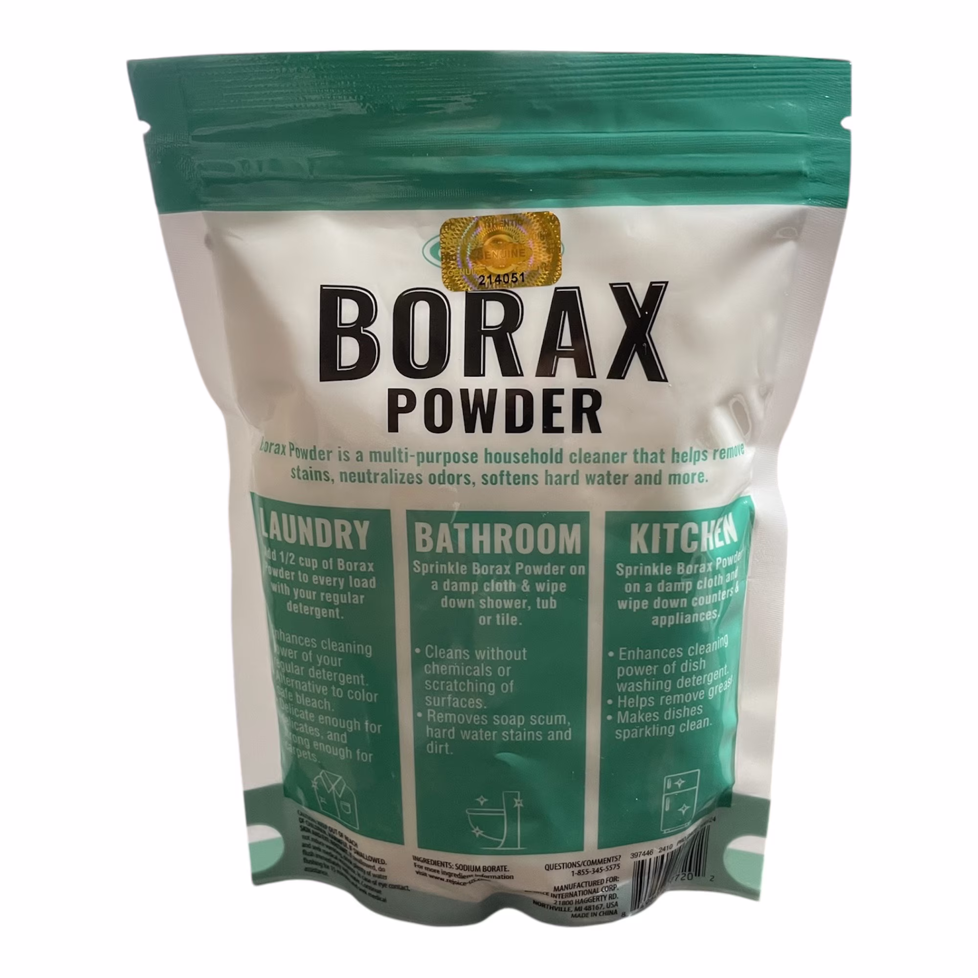 Borax Powder Laundry Booster and Multi-purpose Cleaner, 14 oz - Thumbnail 6