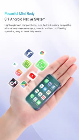 SOYES XS15 Android 8.1 2GB RAM 16GB ROM Ultra-thin 3 Inch Dual SIM Smart Phone, Blue - Thumbnail 10