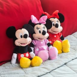 Disney Minnie Mouse Plush Doll 11" Pink Dress Stuffed Toy Girls - Thumbnail 4