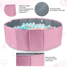 Dog Ball Pit, Foldable Ball Pit for Dogs, Ball Pit for Dogs, Dog Ball Pit for All Types of Dogs, Suitable for Indoor and Outdoor Activities - Thumbnail 3