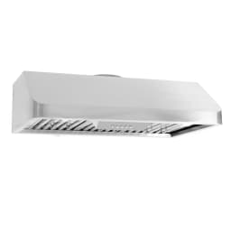 Cosmo 5 Piece Kitchen Appliance Packages with 36" 220/240V Dual Fuel Range 36" Under Cabinet Range Hood 24" Built-in Fully Integrated Dishwasher - Thumbnail 6