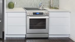 Cosmo 4 Piece Kitchen Appliance Package with 24" Built-In Microwave Drawer 30" Freestanding Electric Range 24" Built-in Integrated Dishwasher - Thumbnail 4