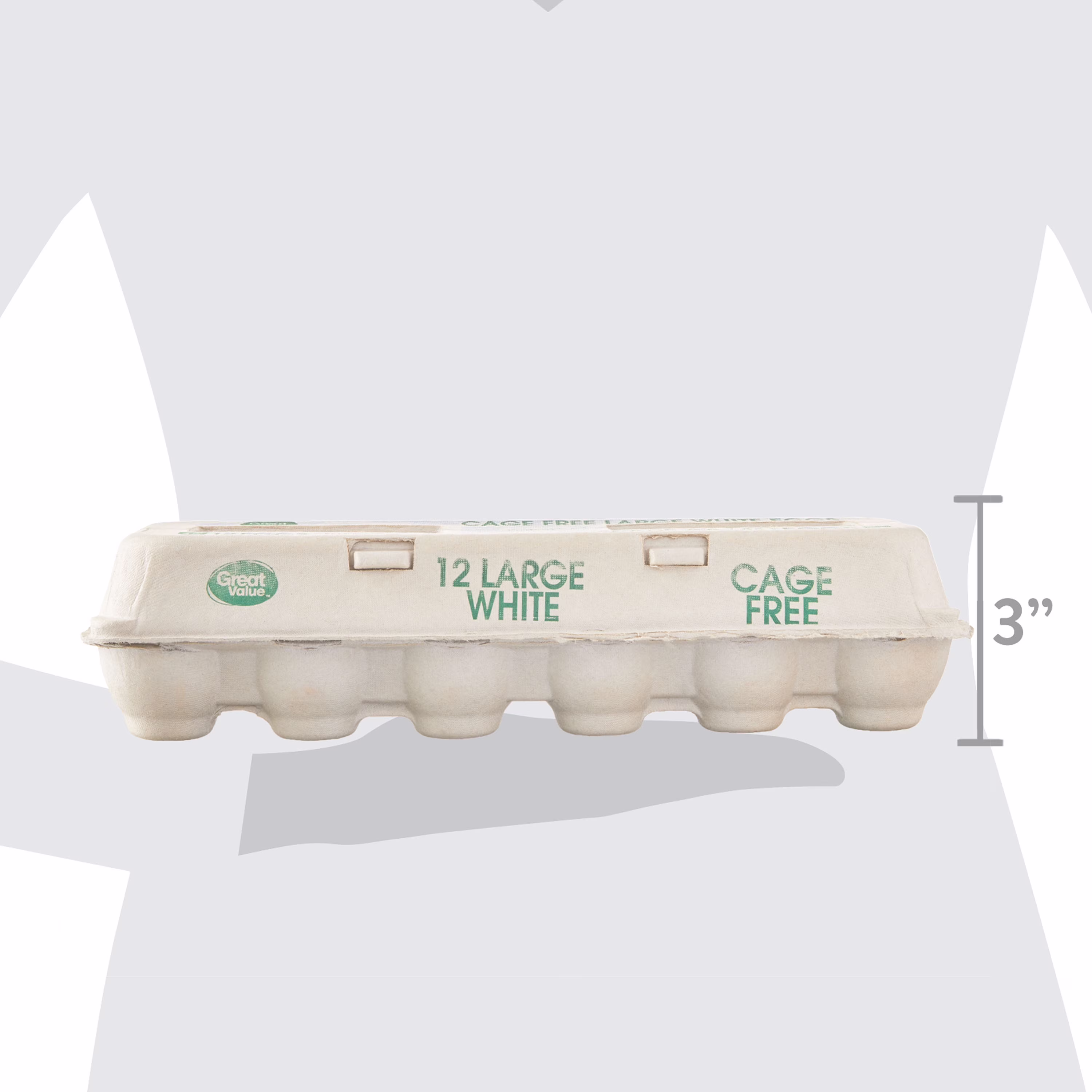 Great Value Cage-Free Large White Eggs, 12 Count - Thumbnail 5