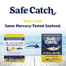 Safe Catch Citrus Pepper Wild Elite Pure Tuna, 2.6 oz Pouch – Citrus Pepper Seasoned Tuna with 21g Protein - Thumbnail 4