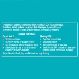 Assurance Large Flushable Wet Wipes, Fragrance Free, 48 Count - Thumbnail 6
