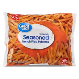 Great Value Seasoned French Fried Potatoes, 32 oz Bag (Frozen) - Thumbnail 1