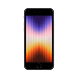 Pre-Owned Apple iPhone SE (3rd Gen) (Unlocked) 64GB Midnight (A2595) Bundle with Pre-Installed Tempered Glass - Thumbnail 2