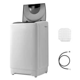 KFFKFF Portable Washing Machine, Compact Washer 1.3 cu.ft with LED Display, Stainless Steel Drum, 8 Wash Programs & 6 Adjustable Water Levels, Ideal - Thumbnail 1
