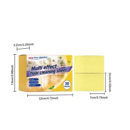Multi-Effect Floor Cleaning Sheets, Streak-Free Long Fresh Household Floor Cleaner for Hardwood Tile Vinyl Flooring - Thumbnail 2