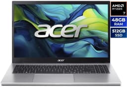 Acer Aspire Go 15 15.6" AMD Ryzen 7 5825U 48GB DDR4 Memory DDR4 3200 512GB PCIe Gen4 SSD Windows 11 Home AG15-42P-R6GZ - Thumbnail 1