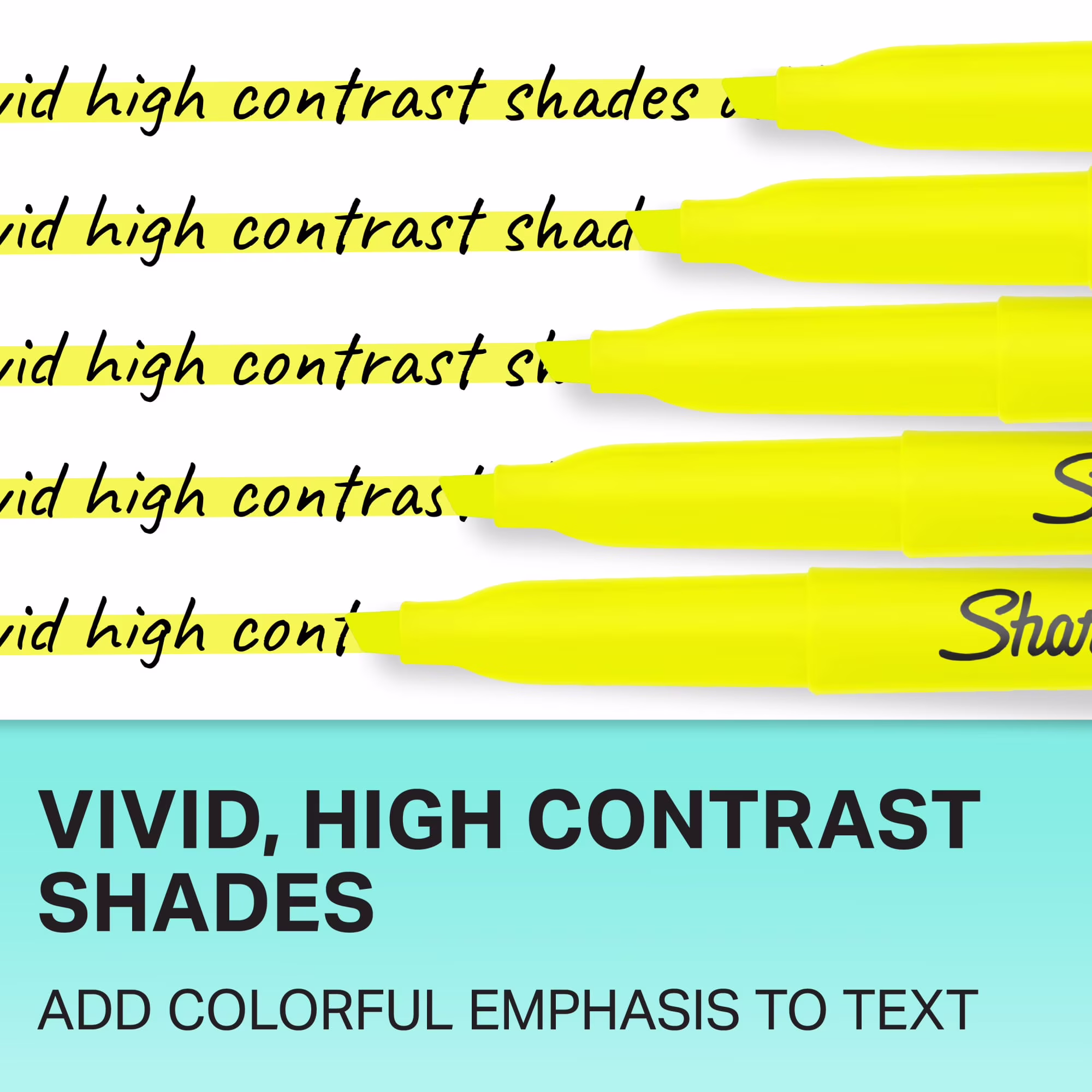 Sharpie Pocket Highlighters, Assorted, Chisel Tip, 12 Count - Thumbnail 5