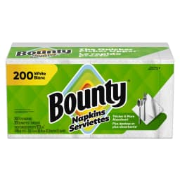Bounty Paper Napkins, White, 200 Count - Thumbnail 8