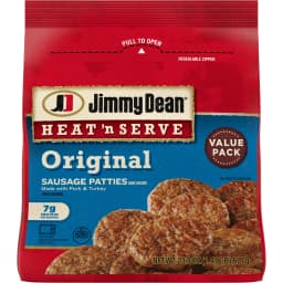 Jimmy Dean Heat 'N Serve Original Pork Breakfast Sausage Patties, 26 Count (Frozen) - Thumbnail 8
