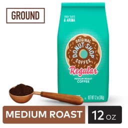 The Original Donut Shop, Regular Medium Roast Ground Coffee, Bagged 12 oz - Thumbnail 2