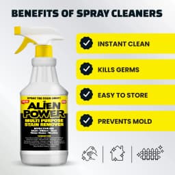 Alien Power Super Concentrated Multi-Purpose Stain Remover Set Mold Mildew Water Algae Cleaner Kit Spray Bottle - Thumbnail 9