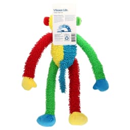 Vibrant Life Multicolor Monkey Plush Dog Toy with Squeakers, Chew Level 1 - Thumbnail 8