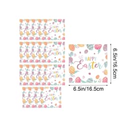 Fwttom Easter Paper Napkins, 20 pcs Napkins Disposable Party Supplies with Eggs Bunny Design, Dinner Napkins for Holiday Setting & Easter Decorations - Thumbnail 7