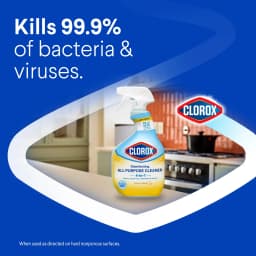 Clorox Disinfecting All Purpose Cleaner Spray, Crisp Lemon, 32 fl oz - Thumbnail 8