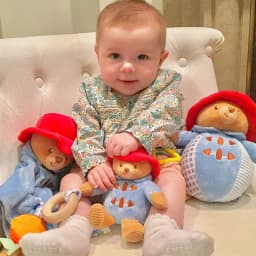 YOTTOY Paddington Bear Collection | Soft Baby Blankie, Cozy Security Blanket, Cuddle Buddy ? 13?L x 20?W - Thumbnail 4