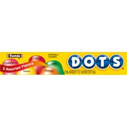 Tootsie, Dots Assorted Fruit Flavored Gumdrops, 6.5 oz. Peanut-Free, Gluten Free. Theater Box - Thumbnail 10