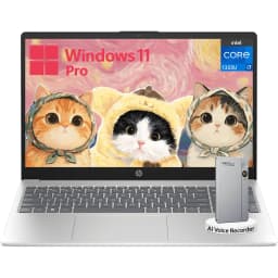 HP 15.6" FHD Touchscreen Business Laptop, Intel Core i7-1355U, 20GB DDR4 RAM, 512GB SSD, Windows 11 Pro, Numeric Keypad - Thumbnail 1