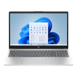 HP 15.6 inch FHD IPS Touch Windows Laptop AMD Ryzen 5 7520U 8GB 1TB SSD Natural Silver - Thumbnail 1