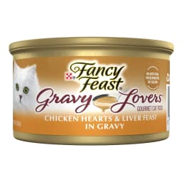 Purina Fancy Feast Gravy Lovers Wet Cat Food, Chicken Heart & Liver in Gravy, 3 oz Can - Thumbnail 1