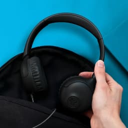 JLab Studio 2 Wired Headphones, Black, Cloud Foam Comfort, Foldable, In-Line Mic, Lab Quality Sound - Thumbnail 2