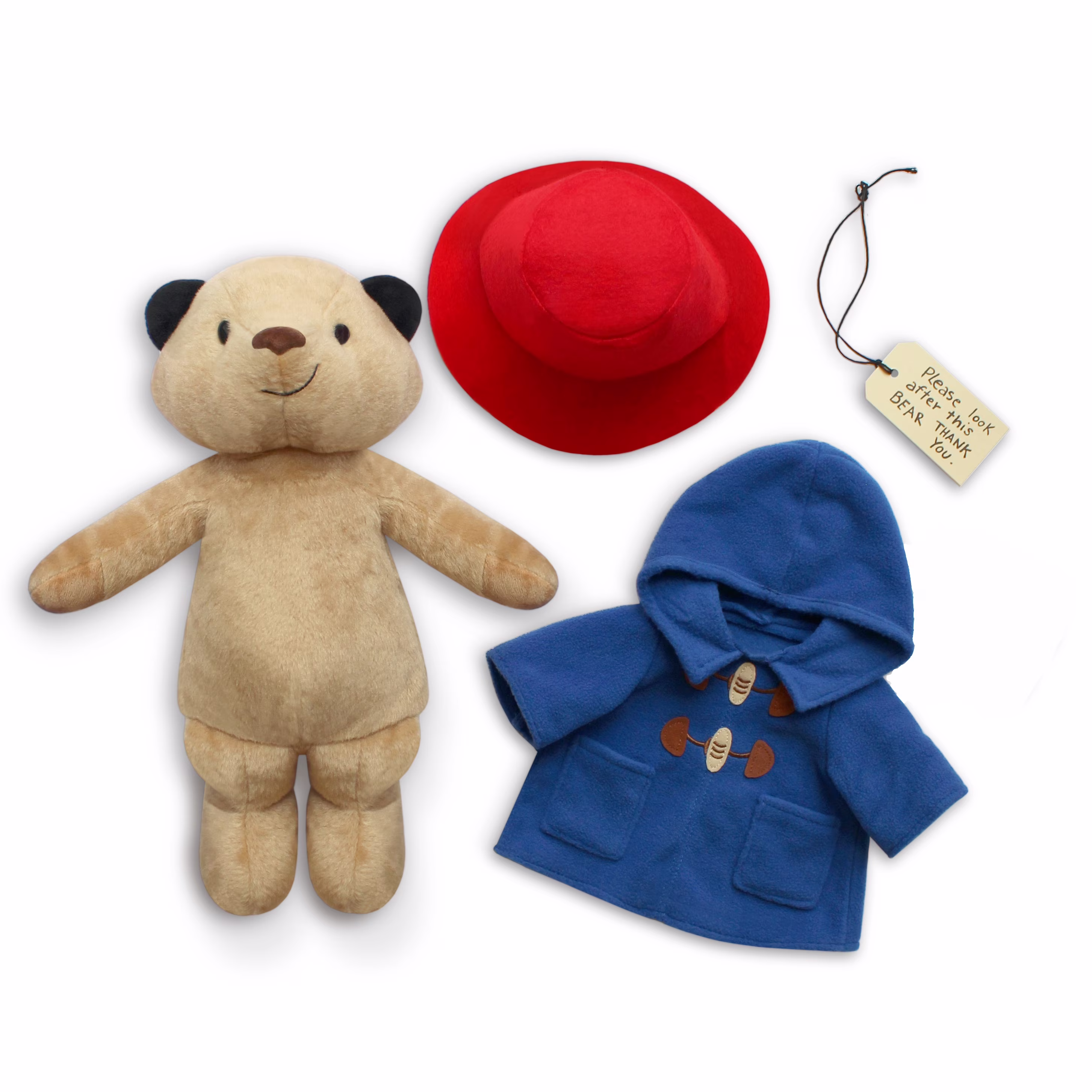 YOTTOY Paddington Bear Collection | Classic Seated Paddington Bear Soft Stuffed Plush Toy- 8.5"H - Thumbnail 3