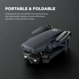 Vivitar SkyFlow GPS Foldable 4K UHD Aerial Drone for Adults with Live Video Feed & 5" Touchscreen Remote - Thumbnail 8