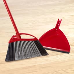 O-Cedar PowerCorner® One Sweep Large Broom with Step-On Dustpan - Thumbnail 1