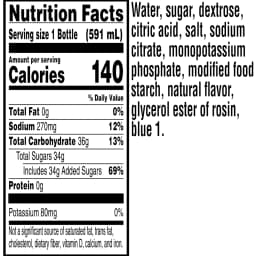 Gatorade Frost Thirst Quencher Glacier Freeze Sports Drinks, 20 fl oz, 8 Count Bottles - Thumbnail 6