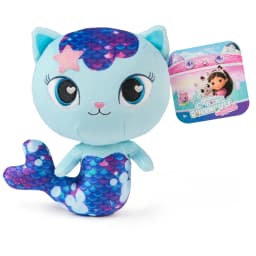 Gabby’s Dollhouse: The Movie MerCat Plush Toy, Stuffed Animal for Ages 3 & Up, 8” - Thumbnail 7