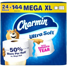 Charmin Toilet Paper Ultra Soft, 24 Mega XL Rolls - Thumbnail 13