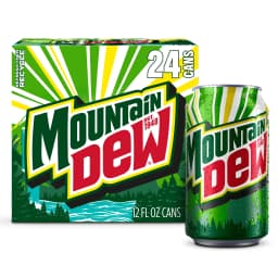 Mountain Dew Citrus Soda, 12 fl oz 24 Pack Cans - Thumbnail 1