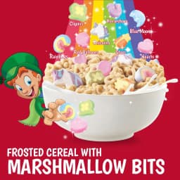 Lucky Charms Gluten Free Cereal with Marshmallows, Jumbo Unicorns, Mega Size, 26.1 oz - Thumbnail 2