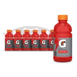 Gatorade Thirst Quencher Fruit Punch Sports Drinks, 12 fl oz, 12 Count Bottles - Thumbnail 1
