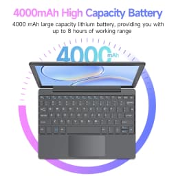 Metal Case Portable Business Mini Laptop Computer Office Travel & Students, Work small Laptop - Grey Laptop - Thumbnail 9