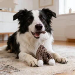 Dog Toys,benebone Puppy,Indestructible Plush Dog Toy For Aggressive Chewers,Interactive Squeaky Soft Puppy Chew Toy,Durable Teething Toys For Small - Thumbnail 4