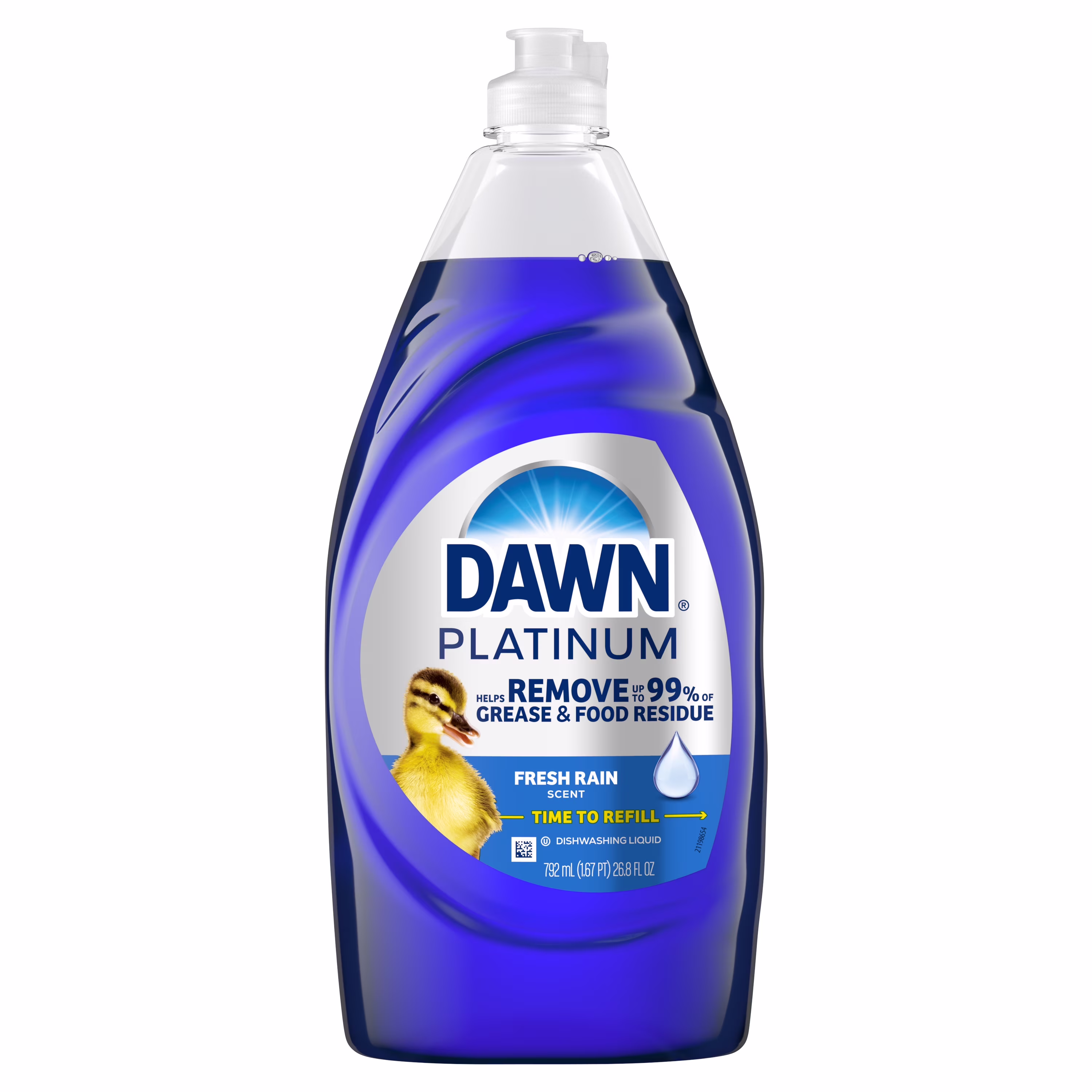 Dawn Platinum Liquid Dish Soap, Dishwashing Liquid, Grease Removal, Fresh Rain, 26.8oz - Thumbnail 10